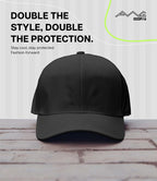 AWG ALL WEATHER GEAR Baseball Cap for Men | UPF 50+ Sun Protection, Moisture-Wicking Sweat Band | Gym, Cricket, Golf Free Size for Teens, Men & Women