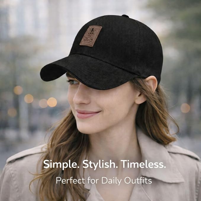 Baseball Cap for Men Original Adjustable Unisex Cap, Mens Caps Stylish, All Sports Type Caps or Hats, Free Size, UV Protection, Sports Cap for Men's, Outdoor Casual Wear