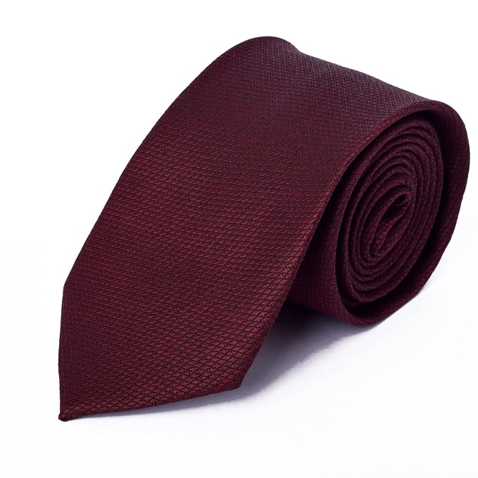 Men's Solid Micro Self Silk Necktie Formal/Casual Necktie For Men