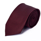 Men's Solid Micro Self Silk Necktie Formal/Casual Necktie For Men