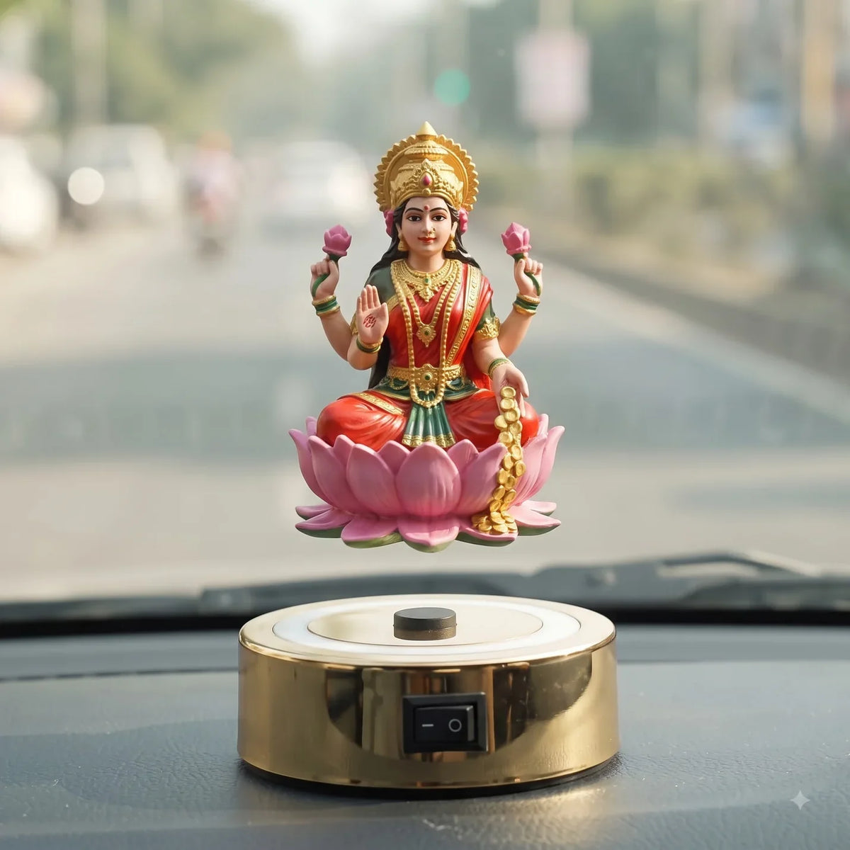 🌸 Floating Lakshmi Ji LED Levitation Idol ✨ | Divine Home Décor in Just ₹499