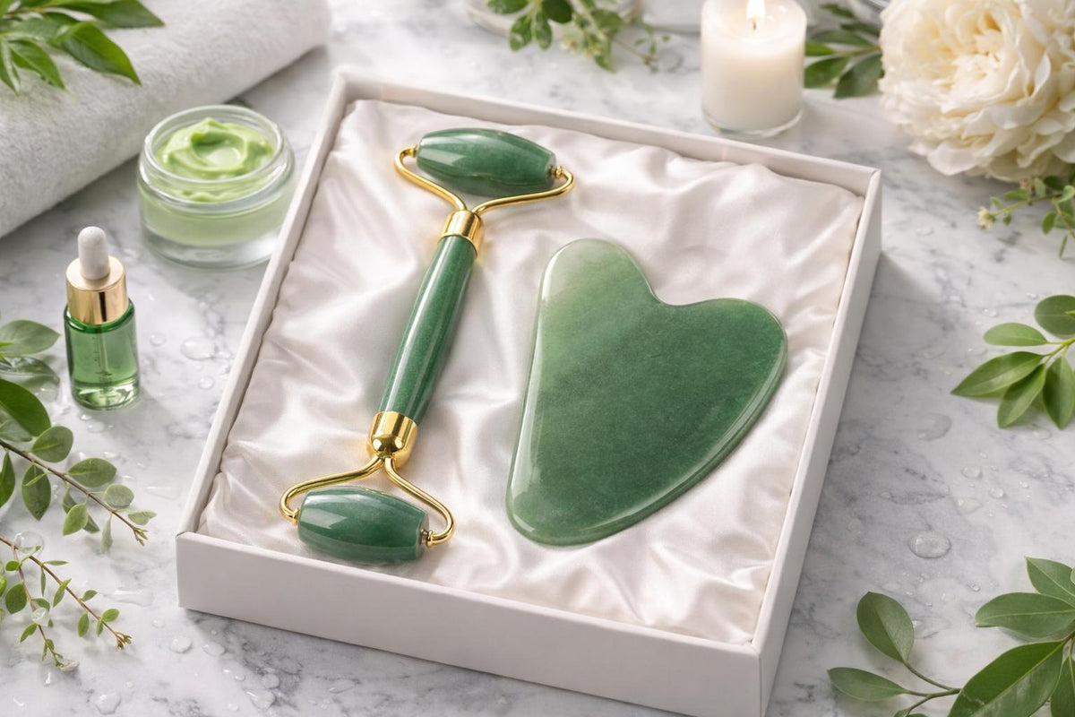Glow Ritual™ Gua Sha & Face Roller Set