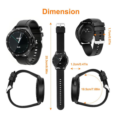Smart Watch with Earbuds, 1.32 Inch Round Fitness Watch X7, 2 in 1 Bluetooth Watch with Step,Calories,Sleep Monitor,Heart Rate Blood Pressu-re...