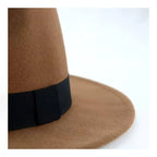 CLOTHERA Paper Wool Wide Brim Trilby Felt Jazz Fedora Hats for Women & Men