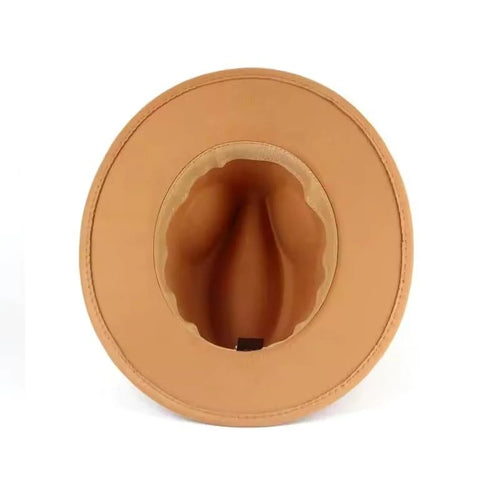 CLOTHERA Paper Wool Wide Brim Trilby Felt Jazz Fedora Hats for Women & Men